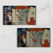 NewMann,  theater "Spirit Mysteries" Visitekaartje (Voorkant / Achterkant)
