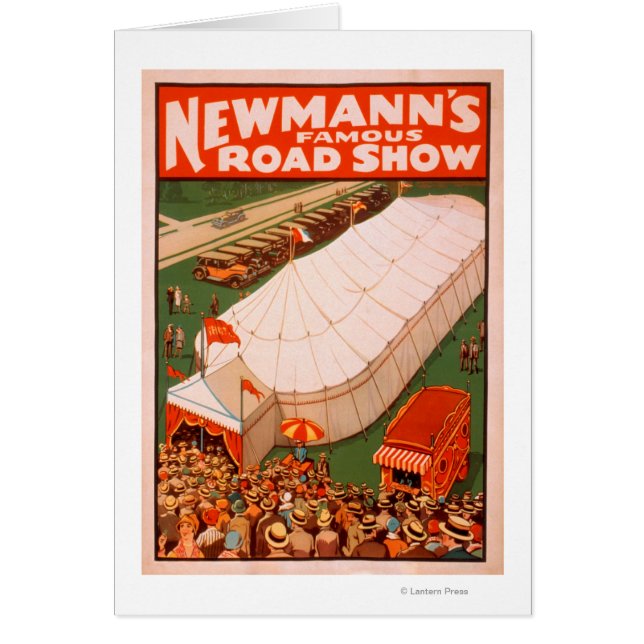 Newmann's beroemde Show van de Magic Road Tent Pos (Voorkant)