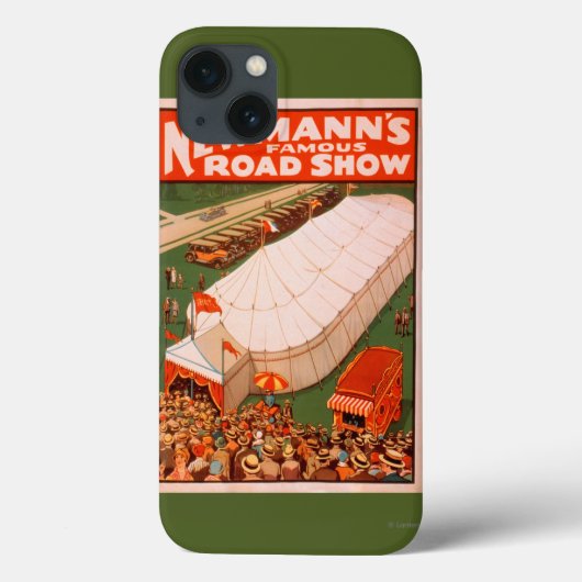 Newmann's beroemde Show van de Magic Road Tent Pos Case-Mate iPhone Case (Achterkant)