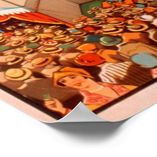 Newmann's beroemde Show van de Magic Road Tent Pos Poster (Hoek)