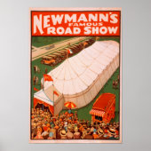 Newmann's beroemde Show van de Magic Road Tent Pos Poster (Voorkant)