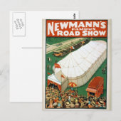 Newmanns Famous Road Show Briefkaart (Voorkant / Achterkant)