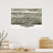 Newmanstown & Sheridan, PA Panoramic Map - 1898 Poster (Keuken)