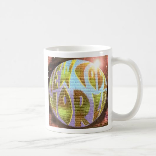 NEWNCW Planet voor Logo 2.2x2.2 Koffiemok (Rechts)