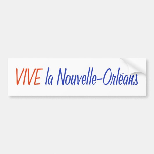 NewOrleans Bumpersticker (Voorkant)