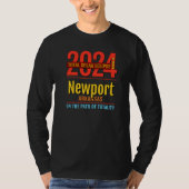 Newport Arkansas AR Total Solar Eclipse 2024 4 P T-shirt (Voorkant)