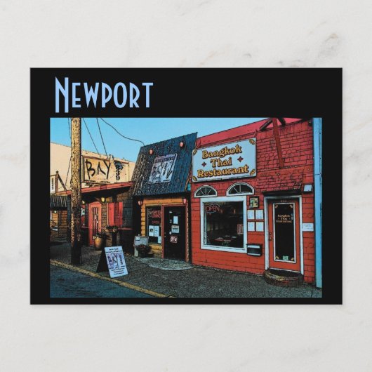 Newport Bayfront Briefkaart (Voorkant)