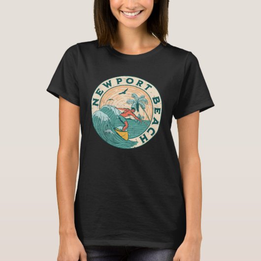 Newport Beach 1 T-shirt (Voorkant)