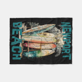 Newport Beach _2 Fleece Deken (Voorkant (Horizontaal))