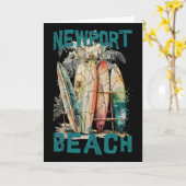 Newport Beach _2 Kaart (Gele Bloem)