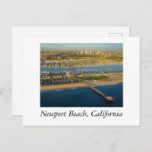 Newport Beach Aerial Briefkaart (Voorkant / Achterkant)