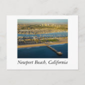 Newport Beach Aerial Briefkaart (Voorkant)