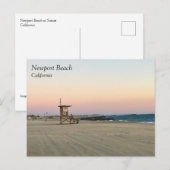 Newport Beach at Sunset, Californië Briefkaart (Voorkant / Achterkant)