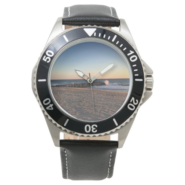 Newport Beach at Sunset, Californië Horloge (Voorkant)