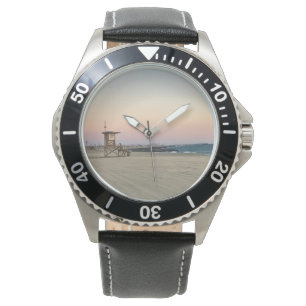 Newport Beach at Sunset, Californië Horloge