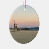 Newport Beach at Sunset, Californië Keramisch Ornament (Rechts)