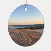 Newport Beach at Sunset, Californië Keramisch Ornament (Links)