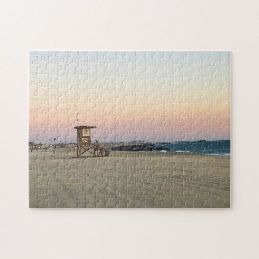 Newport Beach at Sunset, Californië Legpuzzel (Horizontaal)