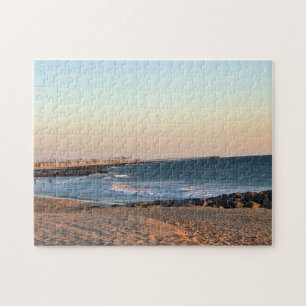 Newport Beach at Sunset, Californië Legpuzzel