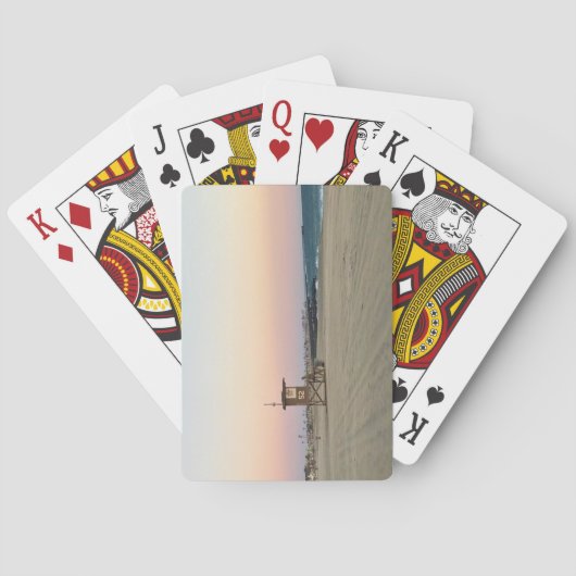 Newport Beach at Sunset, Californië Pokerkaarten (Achterkant)