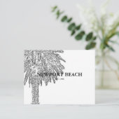 NEWPORT BEACH BRIEFKAART (Staand voorkant)