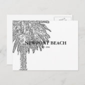NEWPORT BEACH BRIEFKAART (Voorkant / Achterkant)