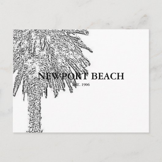 NEWPORT BEACH BRIEFKAART (Voorkant)