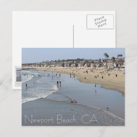 Newport Beach Briefkaart! Briefkaart (Voorkant / Achterkant)