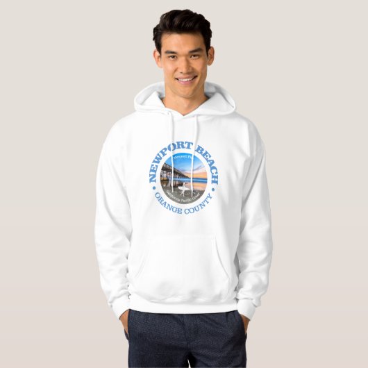 Newport Beach (C) Hoodie (Voorkant volledig)
