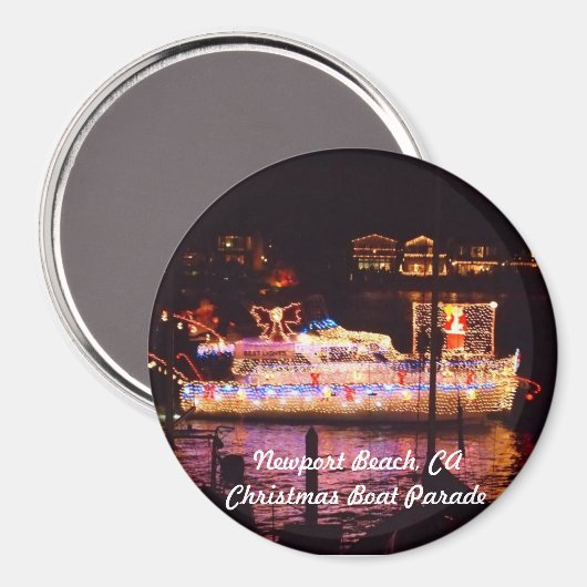 Newport Beach, CA Koelkast Magnet (Voorkant / Achterkant)