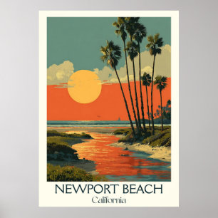 Newport Beach California Art Print   chique kust