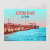 Newport Beach California Balboa Pier Briefkaart (Voorkant)