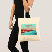 Newport Beach California Balboa Pier  Tote Bag (Voorkant (product))