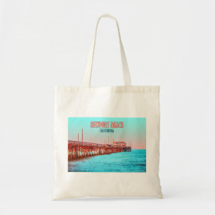 Newport Beach California Balboa Pier Tote Bag