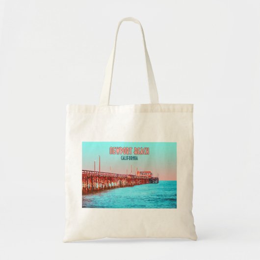 Newport Beach California Balboa Pier  Tote Bag (Voorkant)