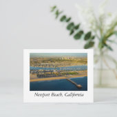 Newport Beach California Briefkaart (Staand voorkant)