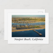 Newport Beach California Briefkaart (Voorkant / Achterkant)