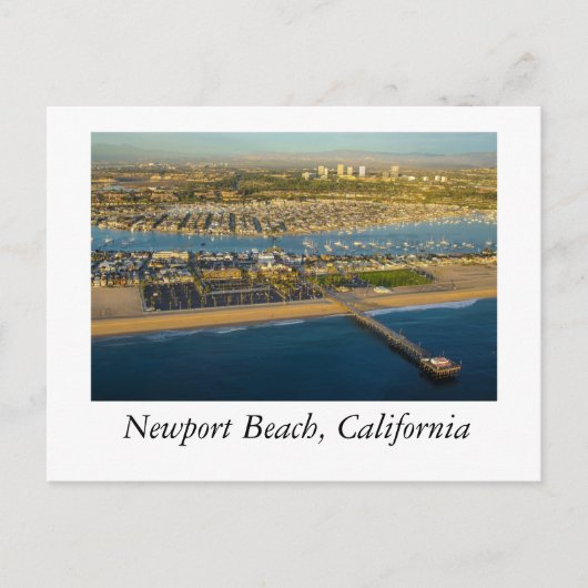 Newport Beach California Briefkaart (Voorkant)