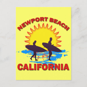 NEWPORT BEACH CALIFORNIA BRIEFKAART