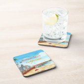 Newport Beach California Coaster Bier Onderzetter (Rechterzijde)
