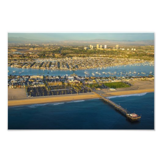 Newport Beach California Foto Afdruk (Voorkant)