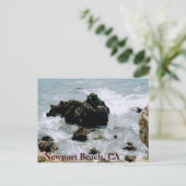Newport Beach California Gold Coast Briefkaart Fot (Staand voorkant)