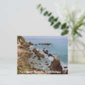 Newport Beach California Gold Coast Briefkaart OC (Staand voorkant)