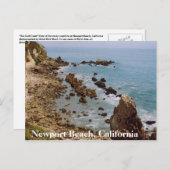 Newport Beach California Gold Coast Briefkaart OC (Voorkant / Achterkant)
