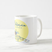 Newport Beach California Koffiemok (Voorkant rechts)