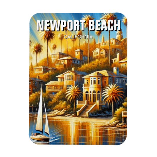 Newport Beach California Magneet (Verticaal)