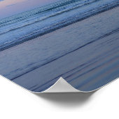 Newport Beach California Ocean Sunrise Blue Poster (Hoek)