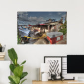 Newport Beach California Poster (Thuiskantoor)