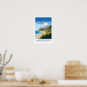 Newport Beach California Reisposter Poster (Keuken)