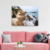 Newport Beach California Rocky kustlijn Foto Canvas Afdruk (Insitu (Woonkamer))
